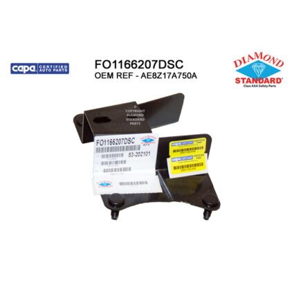 Bumper Bracket Rear Left CAPA for Ford Fiesta Sedan 2011–2019