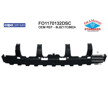Bumper Impact Absorber Rear w/o Towing Pkg CAPA for Ford Escape Mercury Mariner