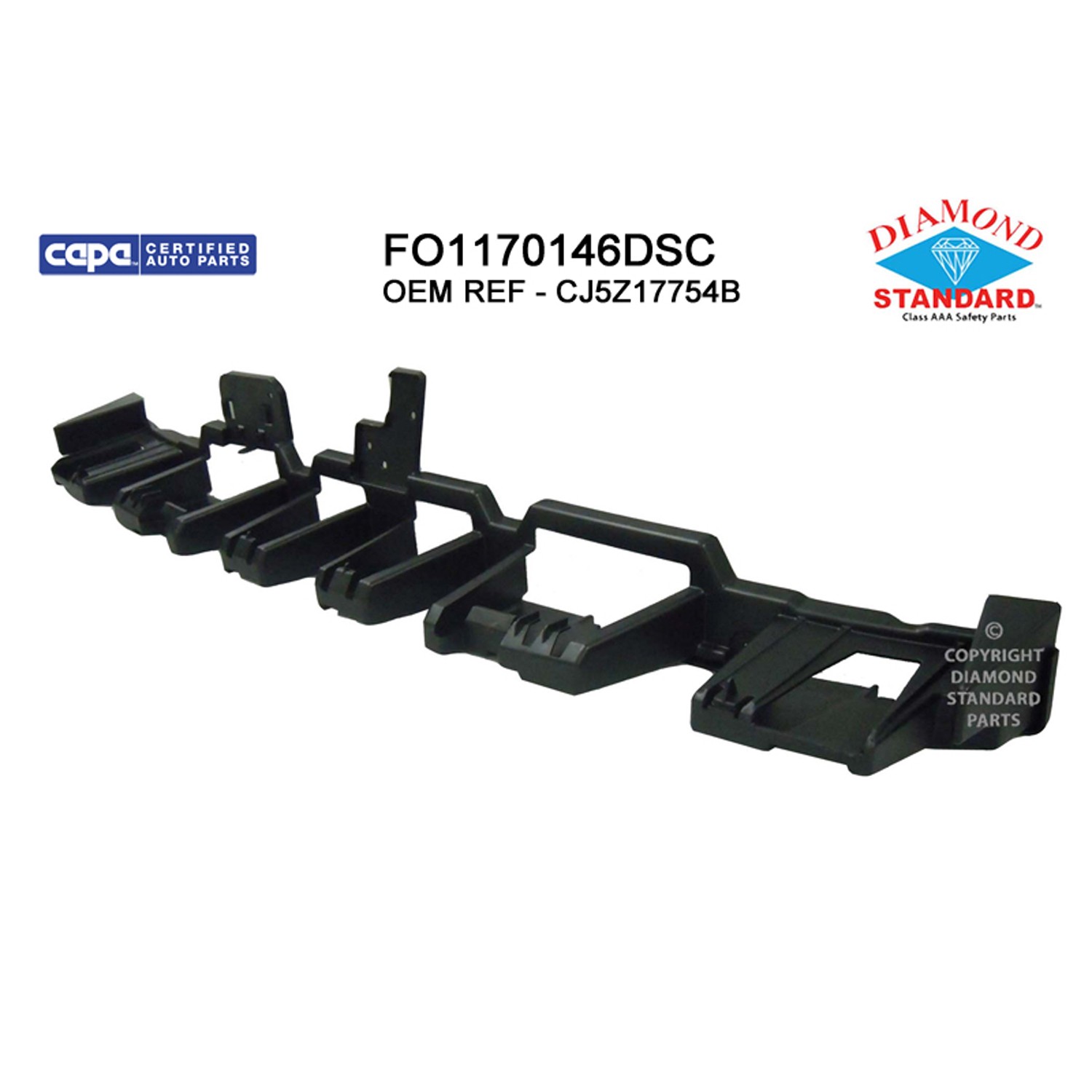 Bumper Impact Absorber Rear CAPA for Ford Escape 2013–2019