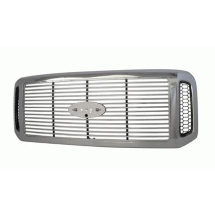 Grille Assembly w/Chrome w/Billet for Ford F-250 Super Duty F-350 Super Duty