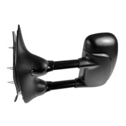 Door Mirror Assembly Left Manual Telescoping Double Swing for Ford E-150 E-150 Club Wagon E-250 E-350 Club Wagon E-350 Super Duty E-450 Super Duty E-550 Super Duty