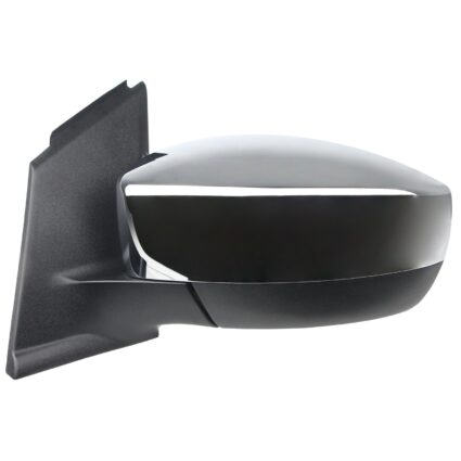 Door Mirror Assembly Left Power Heated w/o BLIS w/o Signal Lamp w/Cover Chrome for Ford Escape 2013–2016