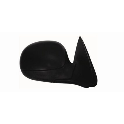 Door Mirror Assembly Right Contour Type Power w/o Signal w/Black Cover for Ford F-150 Standard Cab Pickup Extended Cab Pickup 1997–2002