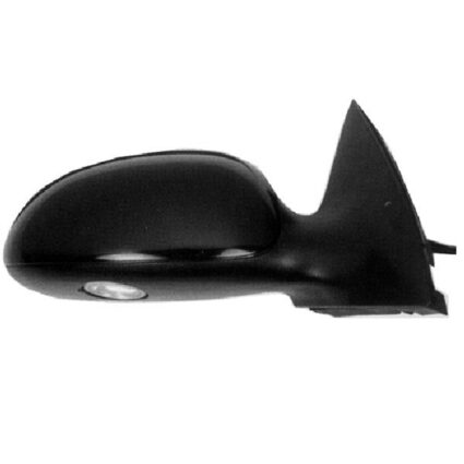 Door Mirror Assembly Right Fixed Design Non-Heated Power Remote w/Puddle Lamp Black for Ford Taurus Mercury Sable