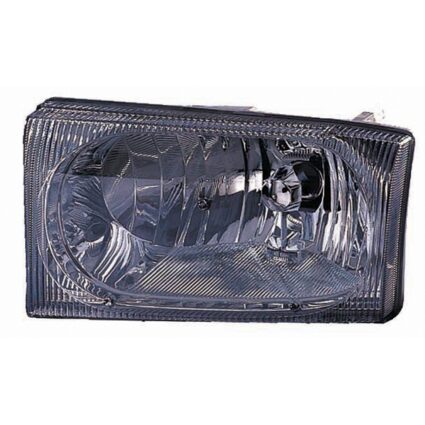 Headlight Assembly Composite Left Aero Design Headlamp Only w/No Boundaries Package CAPA for Ford Excursion F-250 Super Duty F-350 Super Duty