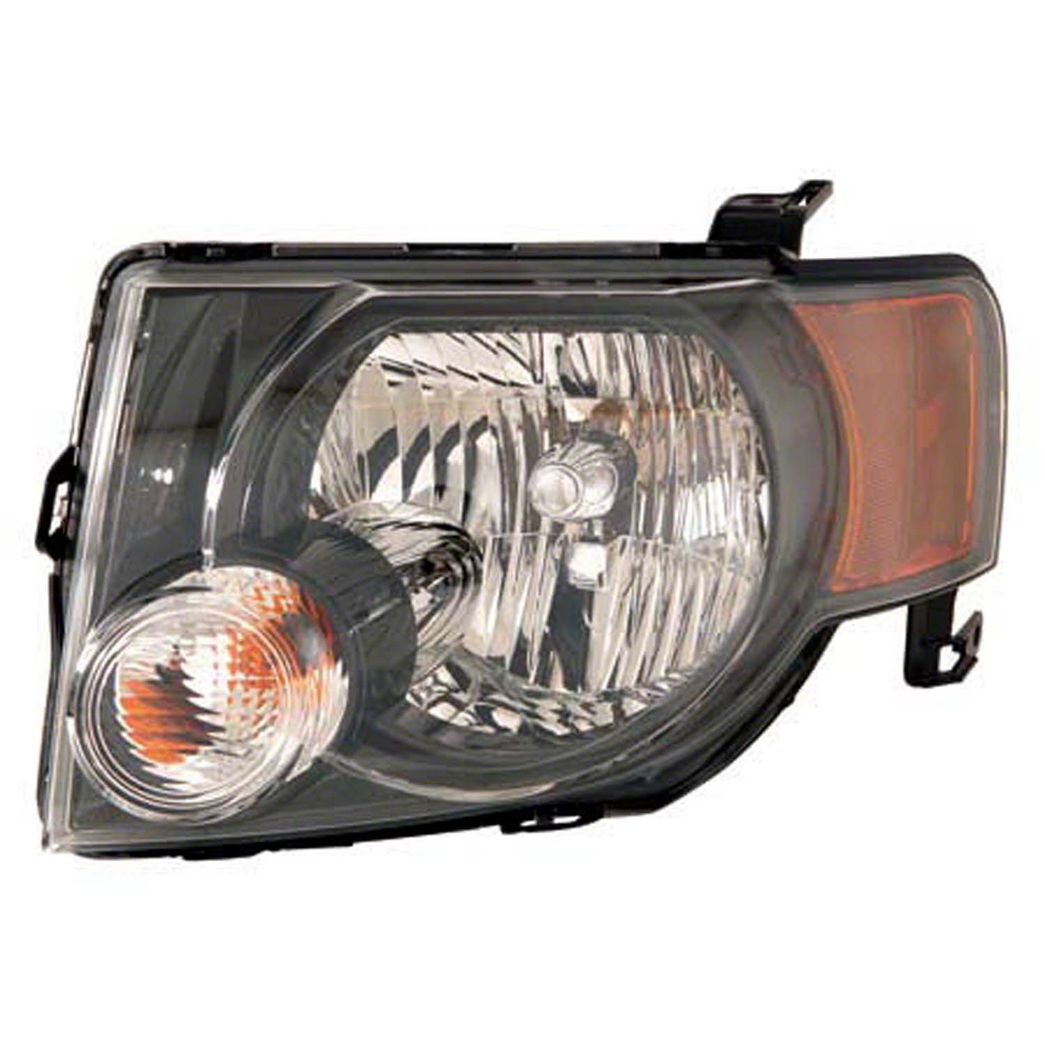 Headlight Assembly Composite Left w/Appearance Pkg From 12-1-08 for Ford Escape XLT 2008–2012