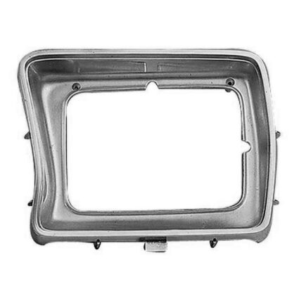 Headlight Door Left w/Rectangular Headlamps Chrome for Ford Bronco F-150