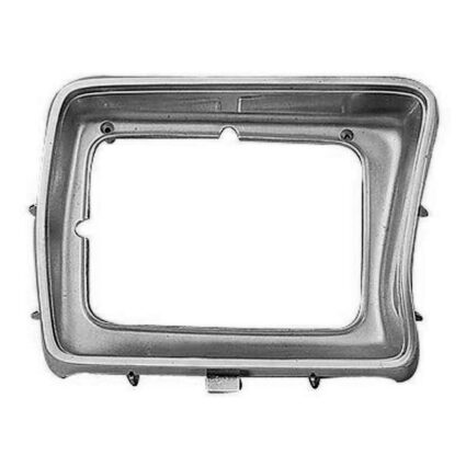 Headlight Door Right w/Rectangular Headlamps Chrome for Ford Bronco F-150