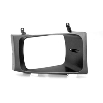 Headlight Door Right w/Sealed Beam Headlamps Silver & Black for Ford F-250 Super Duty F-350 Super Duty