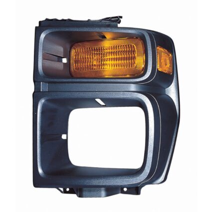 Parking Light Lens Left w/Sealed Beam Headlamps CAPA for Ford E-150 E-250 E-350 Super Duty E-450 Super Duty