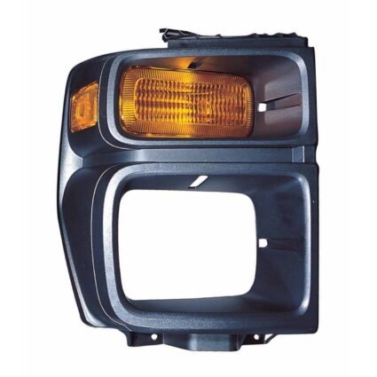 Parking Light Lens Right w/Sealed Beam Headlamps CAPA for Ford E-150 E-250 E-350 Super Duty E-450 Super Duty