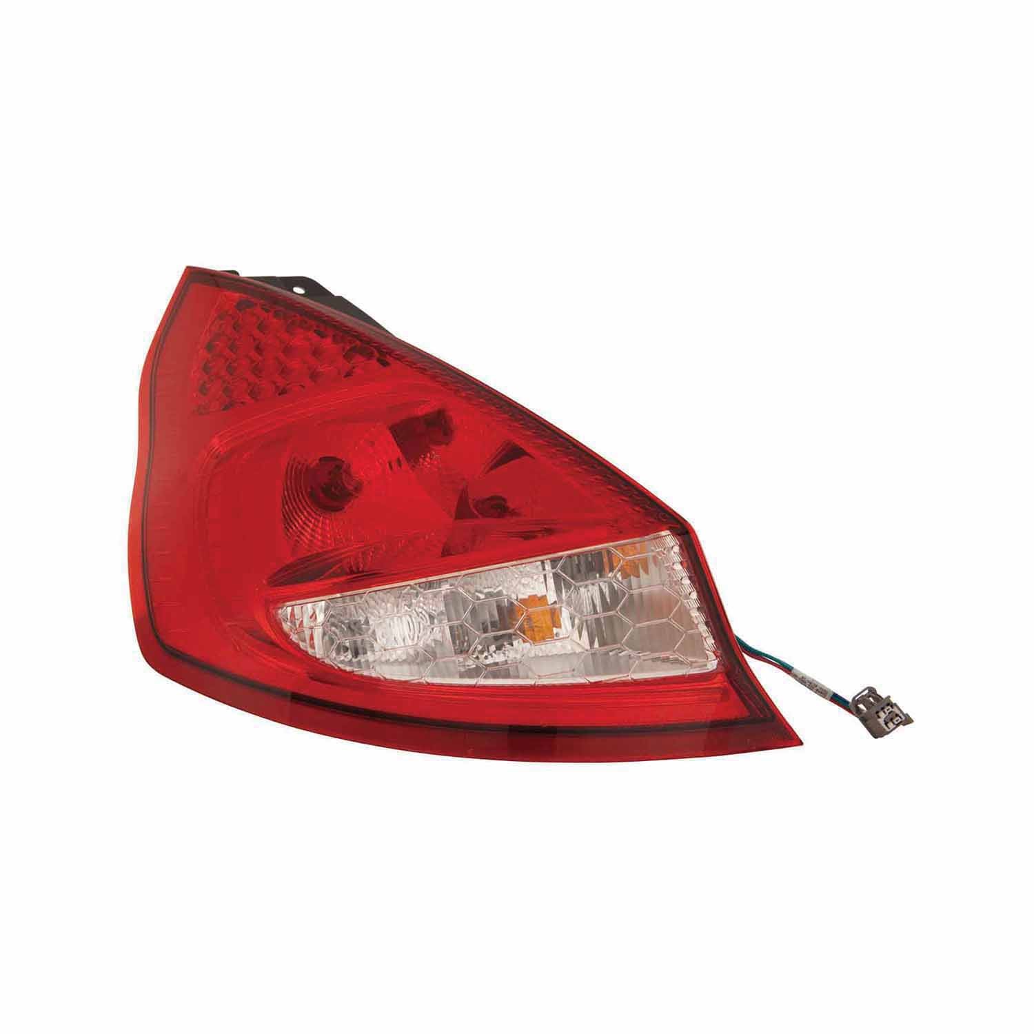 Tail Light Assembly Left CAPA for Ford Fiesta Hatchback 2011–2013
