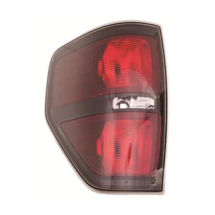 Tail Light Housing Left Black Accent Includes Lens CAPA for Ford F-150 SVT Raptor Harley-Davidson Edition 2010–2014