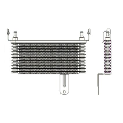 Automatic Transmission Oil Cooler Assembly for Ford E-350 Club Wagon E-350 Econoline E-350 Econoline Club Wagon E-350 Super Duty E-450 Econoline Super Duty E-450 Super Duty E-550 Econoline Super Duty E-550 Super Duty