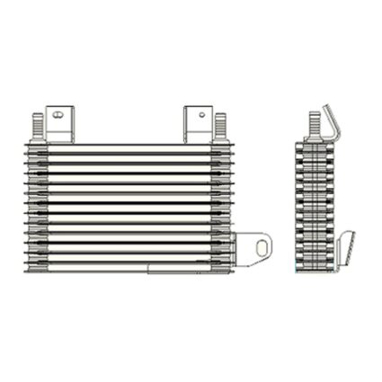 Automatic Transmission Oil Cooler Assembly From 8-8-06 for Ford Explorer Explorer Sport Trac Mercury Mountaineer
