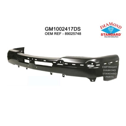 Bumper Face Bar Front w/o Convenience Pkg Face Bar Only for Chevrolet Silverado 1500 Silverado 1500 Classic Silverado 2500 Silverado 2500 HD Silverado 2500 HD Classic Silverado 3500 Silverado 3500 Classic