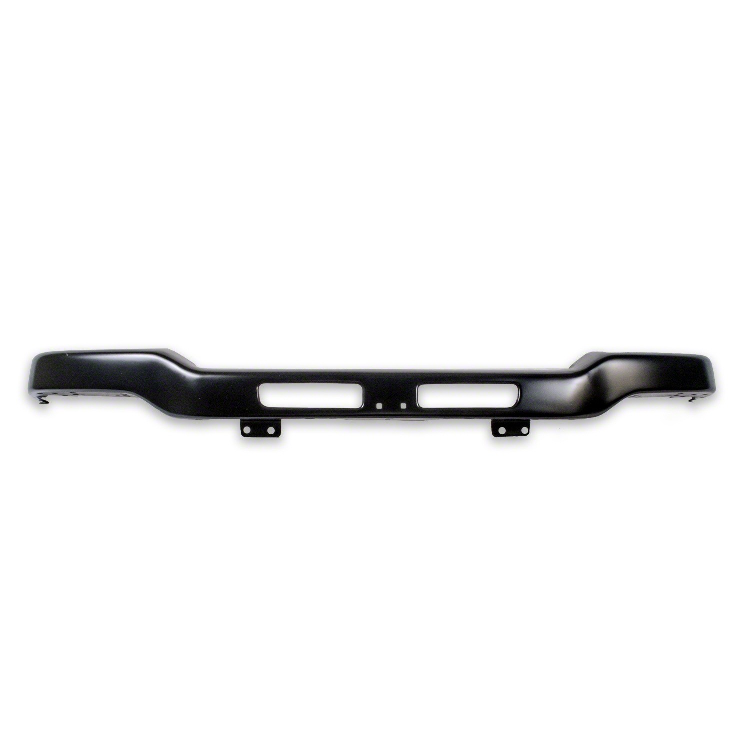 Bumper Face Bar Front High Air Flow w/2 Slots w/Bracket Black for GMC Sierra 1500 2003–2006