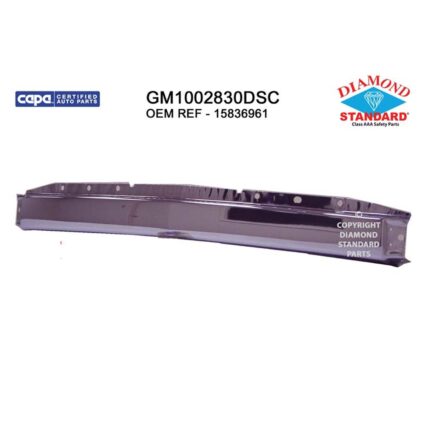 Bumper Face Bar Front Chrome CAPA for Chevrolet Silverado 1500 2007–2008