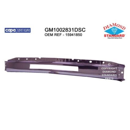 Bumper Face Bar Front w/Air Intake Chrome CAPA for Chevrolet Silverado 1500 Silverado 2500 HD Silverado 3500 HD