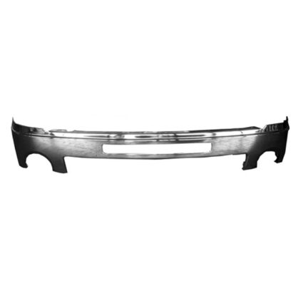 Bumper Face Bar Front w/Towing Pkg Chrome CAPA for GMC Sierra 1500 Sierra 2500 HD Sierra 3500 HD