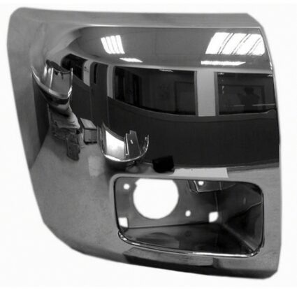 Bumper Extension Front Right Outer w/Fog Lamps Chrome CAPA for Chevrolet Silverado 1500 2007–2013