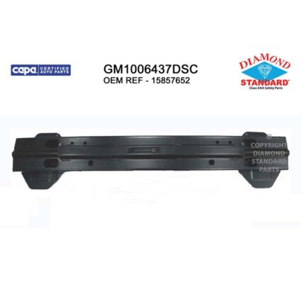 Bumper Cover Reinforcement Front CAPA for Chevrolet Equinox Pontiac Torrent