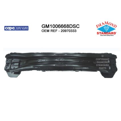 Bumper Cover Reinforcement Front CAPA for Chevrolet Equinox GMC Terrain