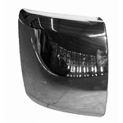 Bumper Cover Front Right w/o Fog Lamps Face Bar Cap Chrome for Chevrolet Silverado 2500 HD Silverado 3500 HD