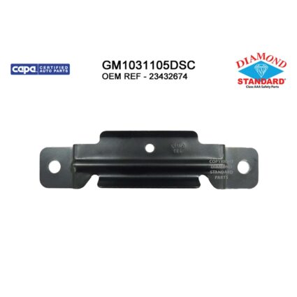 Bumper Cover Retainer Front 2/Side CAPA for Chevrolet Silverado 1500 2014–2015