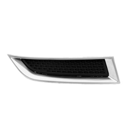 Bumper Insert Front Right Outer Grille Matte-Black w/Chrome Molding for GMC Acadia Acadia Limited