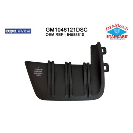 Bumper Cover Molding Front Left 2nd Design From 9-28-18 CAPA for Chevrolet Silverado 1500 Silverado 1500 LTD