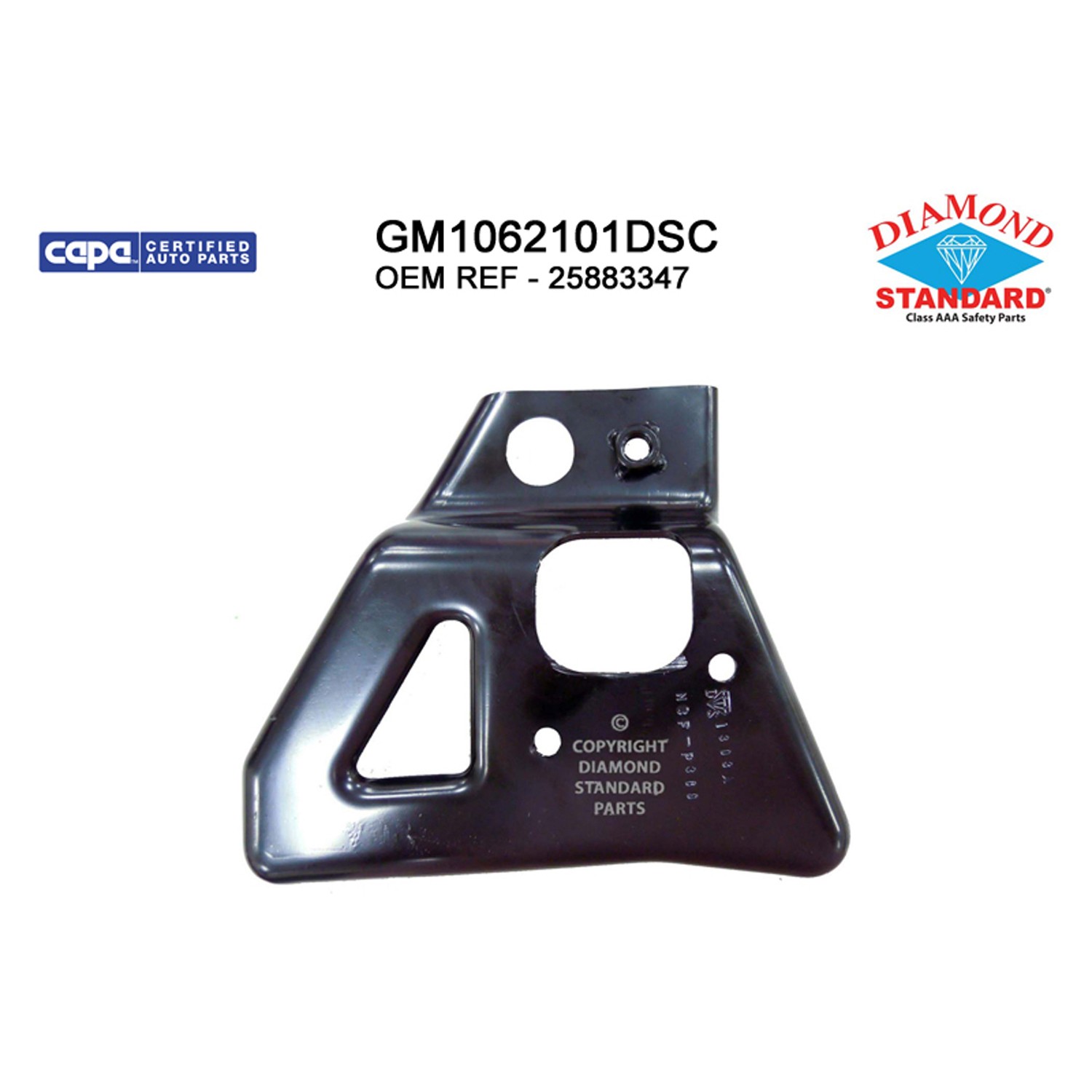 Bumper Support Front Left Outer Extension Bracket CAPA for Chevrolet Silverado 2500 HD 2011–2014