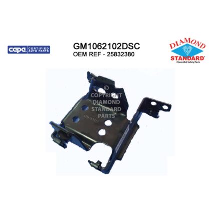 Bumper Support Front Left Inner Bracket CAPA for GMC Sierra 2500 HD Sierra 3500 HD