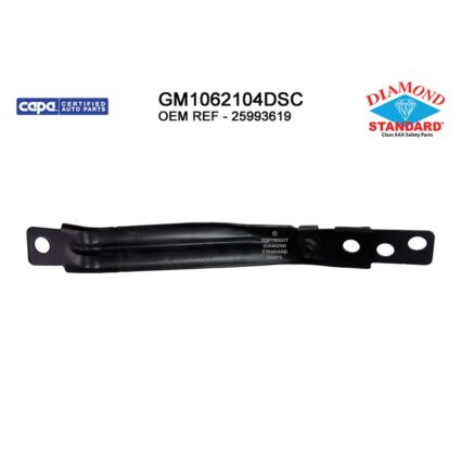 Bumper Support Front Left Reinforcement Bracket CAPA for GMC Sierra 2500 HD Sierra 3500 HD