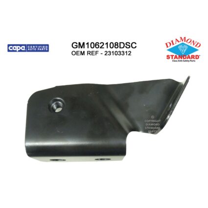 Bumper Support Front Left Support Bracket CAPA for Chevrolet Silverado 1500 2014–2015