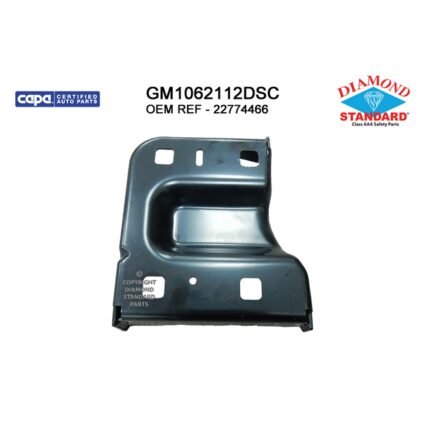 Bumper Support Front Left Bracket CAPA for Chevrolet Silverado 2500 HD Silverado 3500 HD GMC Sierra 2500 HD Sierra 3500 HD