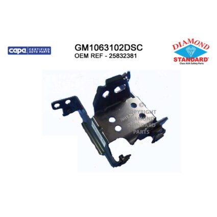 Bumper Support Front Right Inner Bracket CAPA for GMC Sierra 2500 HD Sierra 3500 HD