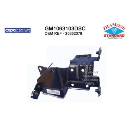 Bumper Support Front Right Outer Bracket CAPA for GMC Sierra 2500 HD Sierra 3500 HD