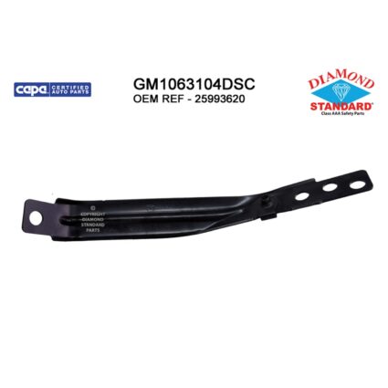 Bumper Support Front Right Reinforcement Bracket CAPA for GMC Sierra 2500 HD Sierra 3500 HD