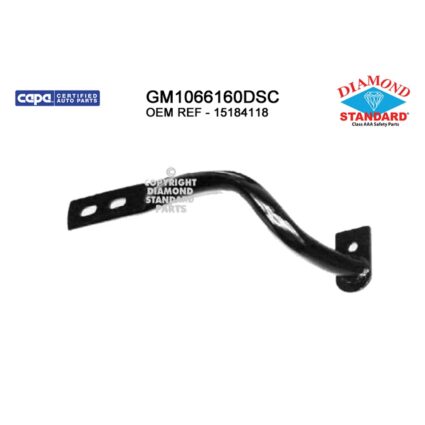 Bumper Bracket Front Left Outer Bar Brace CAPA for Chevrolet Silverado 1500 Silverado 1500 Classic GMC Sierra 1500 Sierra 1500 Classic Sierra 2500 HD Sierra 2500 HD Classic
