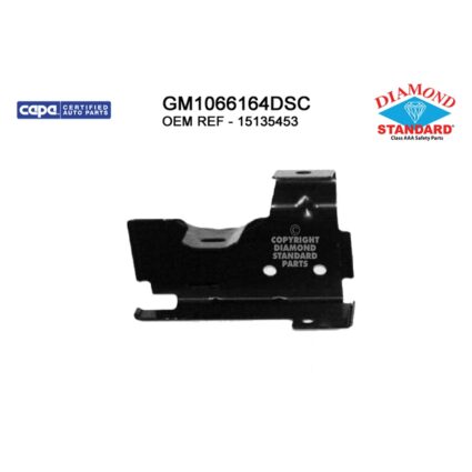 Bumper Bracket Front Left Impact Bar Brace CAPA for GMC Sierra 1500 Sierra 1500 Classic