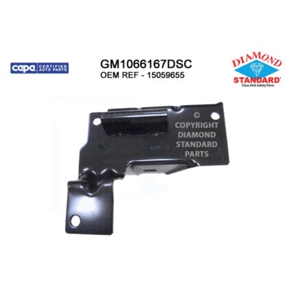 Bumper Bracket Front Left Inner Impact Bar Brace Steel CAPA for Chevrolet Avalanche 1500 Avalanche 2500 Silverado 1500 Silverado 1500 Classic Silverado 2500 Silverado 2500 HD Silverado 2500 HD Classic Silverado 3500 Silverado 3500 Classic