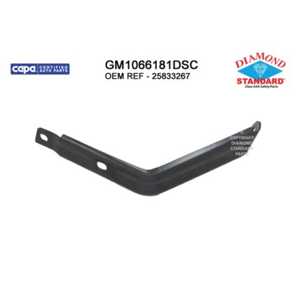 Bumper Bracket Front Left Reinforcement Bracket CAPA for GMC Sierra 1500 2007–2013