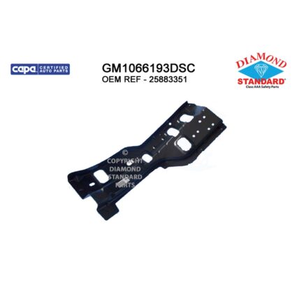 Bumper Bracket Front Left CAPA for Chevrolet Silverado 2500 HD 2011–2014