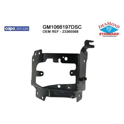 Bumper Bracket Front Left Outer CAPA for Chevrolet Silverado 1500 2014–2015