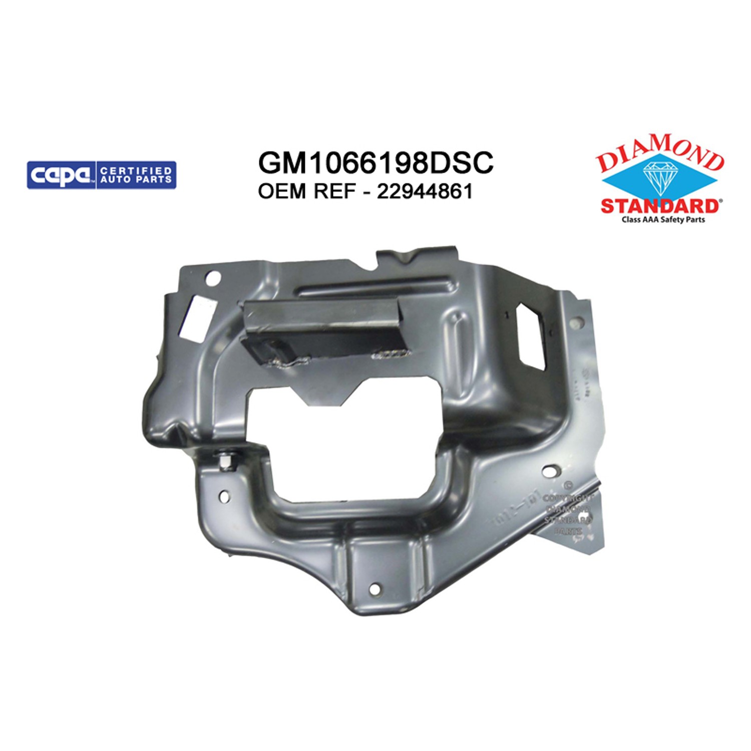 Bumper Bracket Front Left Side CAPA for Chevrolet Silverado 1500 2014–2015