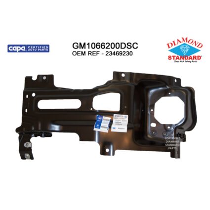 Bumper Bracket Front Left Face Bar Bracket CAPA for Chevrolet Silverado 2500 HD 2015–2019