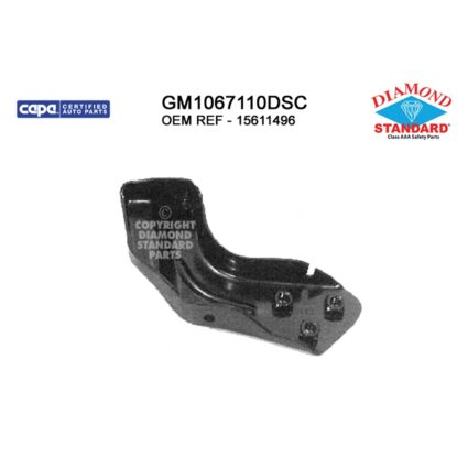 Bumper Bracket Front Right Bracket To Bar CAPA for Chevrolet Blazer C1500 C1500 Suburban C2500 C2500 Suburban C3500 K1500 K1500 Suburban K2500 K2500 Suburban K3500 R10 Suburban R1500 Suburban R20 Suburban R2500 Suburban V10 Suburban V1500 Suburban V20 Suburban V2500 Suburban GMC C1500 C2500 C3500 K1500 K2500 K3500 Yukon