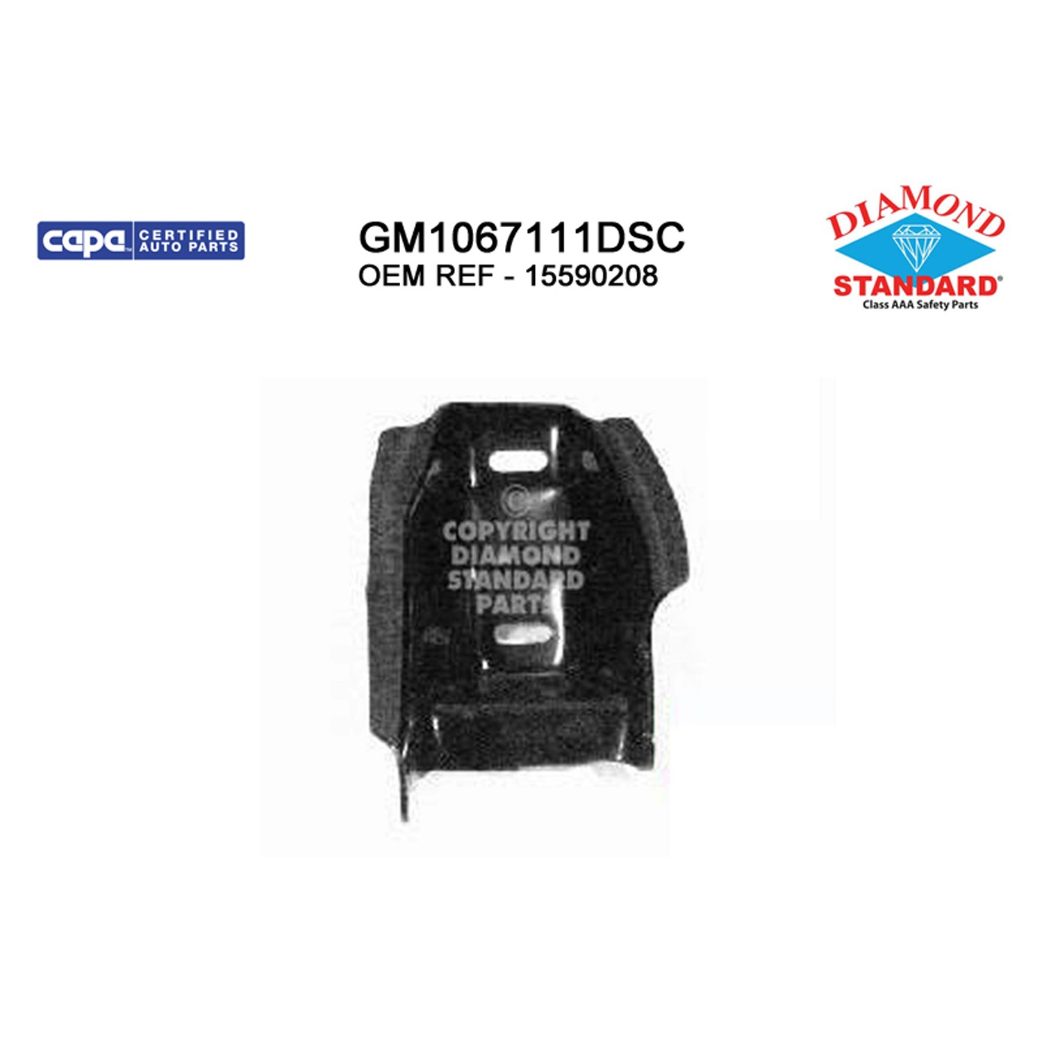 Bumper Bracket Front Right Kit CAPA for Chevrolet S10 S10 Blazer GMC S15 S15 Jimmy Sonoma Oldsmobile Bravada