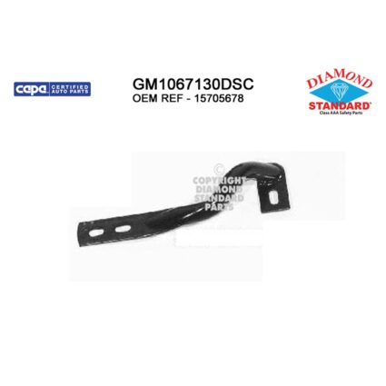 Bumper Bracket Front Right 2500 Outer Bar Brace CAPA for Chevrolet Silverado 2500 Silverado 3500 Suburban 1500 Suburban 2500 GMC Sierra 2500 Sierra 3500 Yukon XL 2500